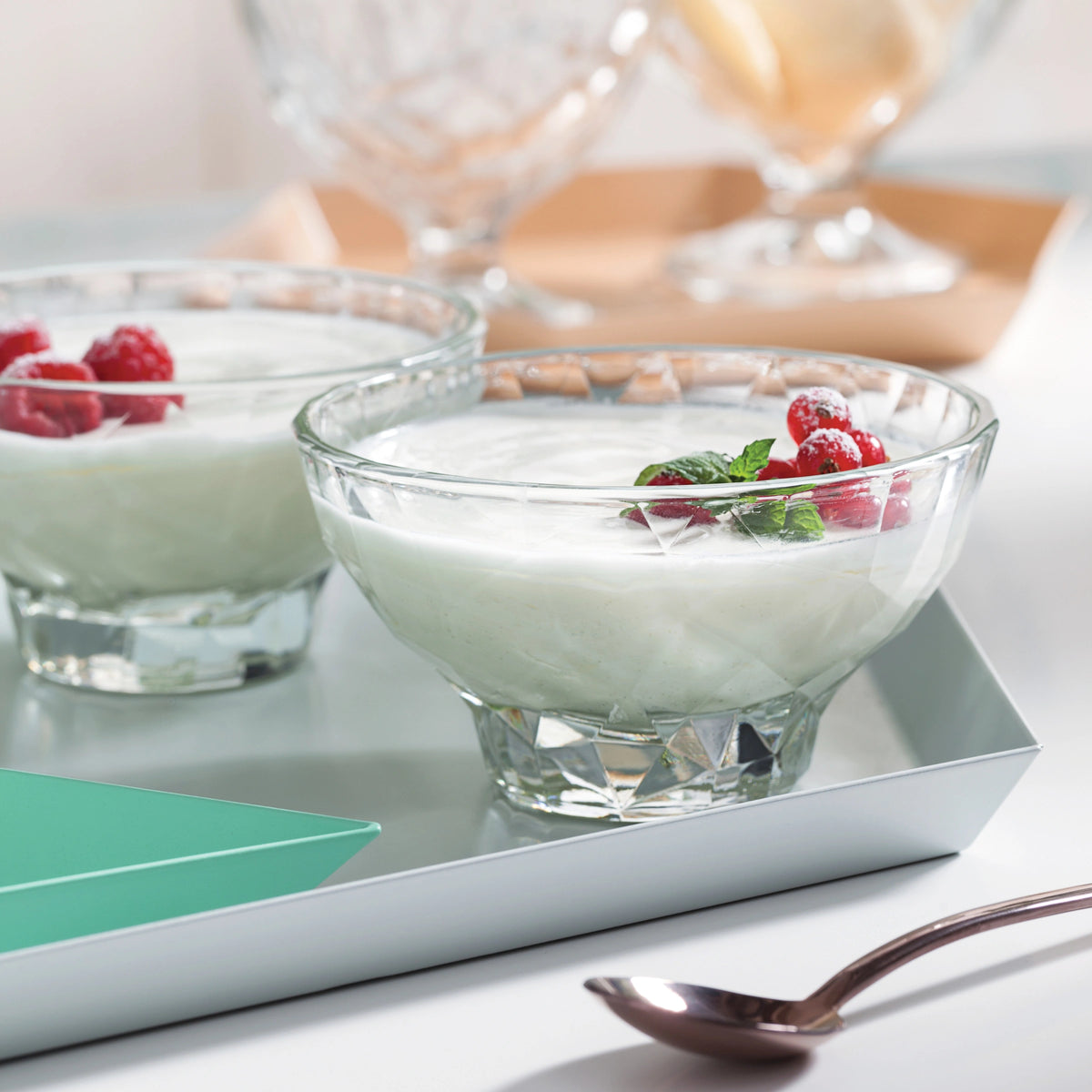 Diamond 7.5 oz. Glass Dessert Bowl