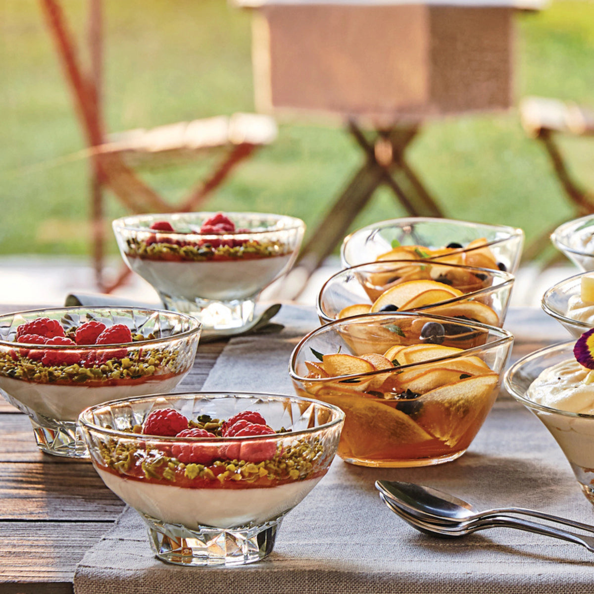 Diamond 7.5 oz. Glass Dessert Bowl