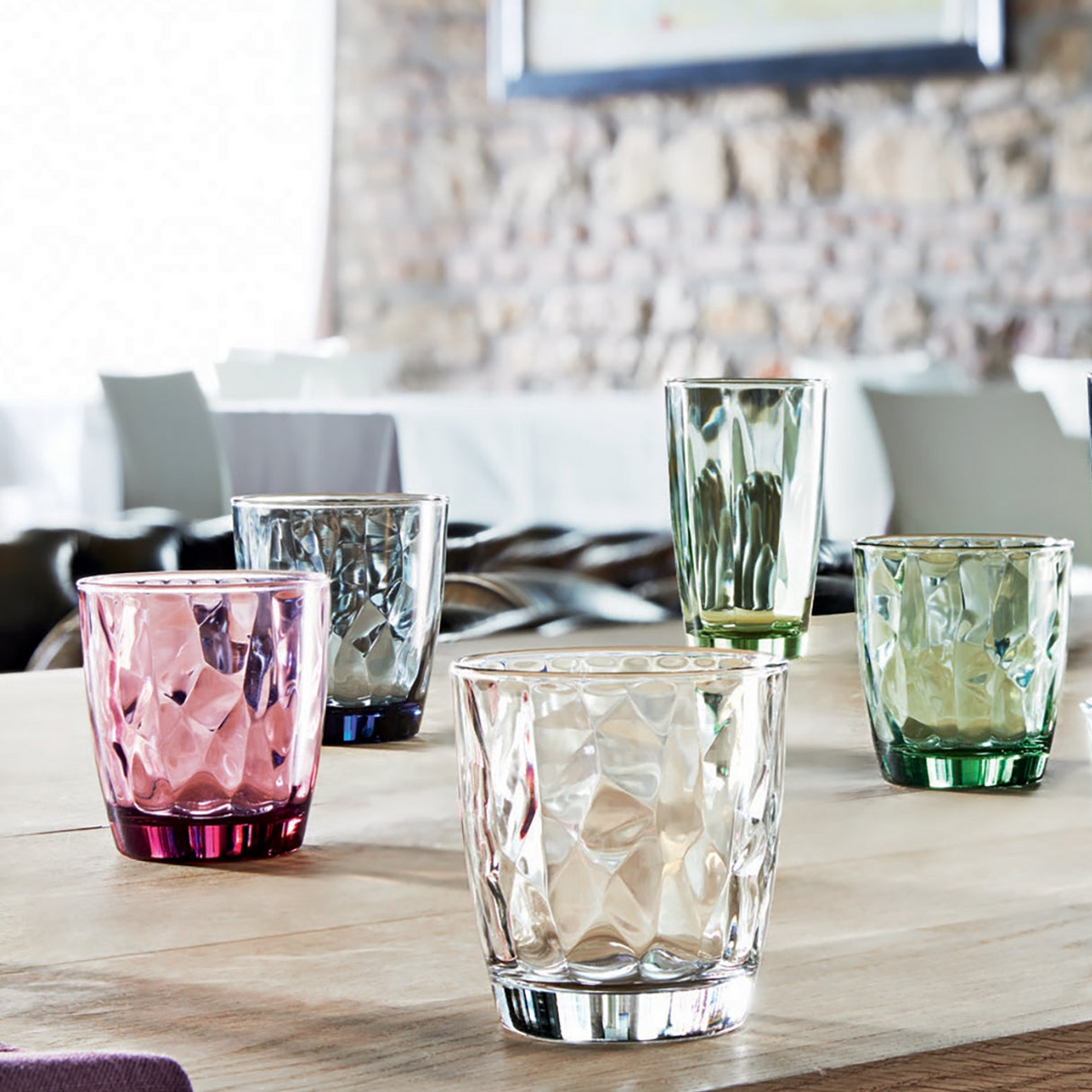 Diamond 13 oz. DOF Drinking Glasses