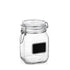 Bormioli Rocco Fido 33.75 oz. Food Jar, Chalkboard (Set of 12)