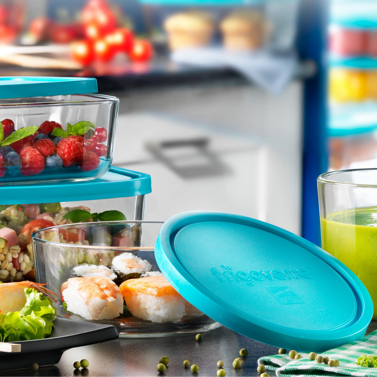 Frigoverre 3-Cup Round Food Storage Container