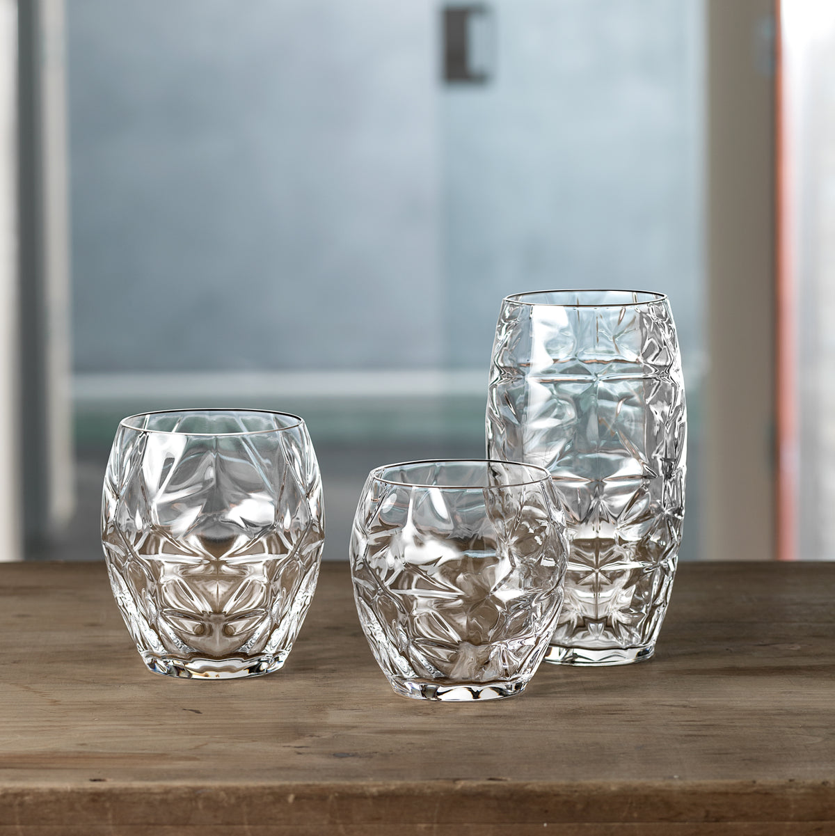 Bormioli Rocco Oriente 13.5oz. Water Drinking Glasses, Clear (Set of 6)
