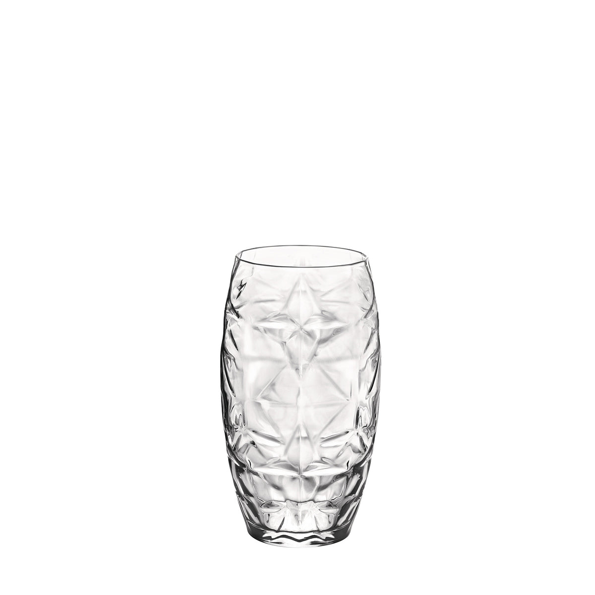 Bormioli Rocco Oriente 16oz. Cooler Drinking Glasses, Clear (Set of 6)