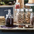 Bormioli Rocco Quattro Stagioni 17 oz. Jar with Stainless Steel Pump (Set of 12)