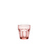 Bormioli Rocco Rock Bar 9.25 oz. Rocks Stackable Drinking Glasses, Peach (Set of 6)